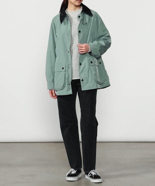 Barbour(バブアー)の「Barbour |〈別注〉BEDALE(オーバーサイズ フィット)WOMEN(カバーオール・レディース・オリーブ/ブラック/ブルー・S)」の14枚目の写真
