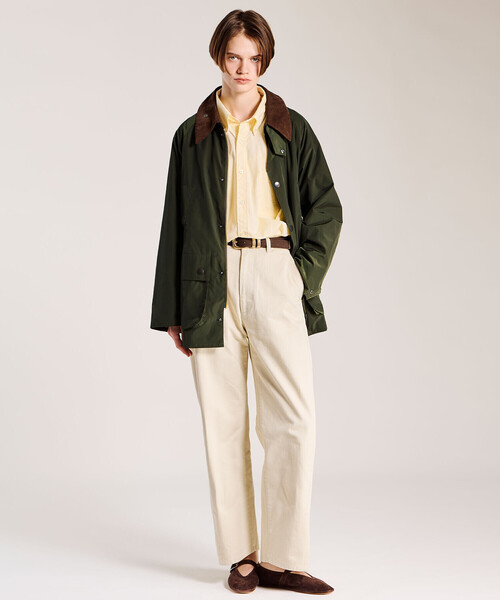 Barbour(バブアー)の「Barbour |〈別注〉BEDALE(オーバーサイズ フィット)WOMEN(カバーオール・レディース・オリーブ/ブラック/ブルー・S)」の16枚目の写真