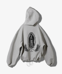 FANSHOW（ファンショー）の「グアダルーペ ストリング ミッドレングス フリースライニング(起毛) フードパーカー ジップアップ - メランジェ（パーカー）」