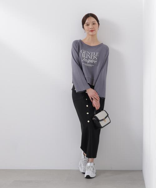 PROPORTION BODY DRESSING（プロポーションボディドレッシング）の「【小さめサイズあり】＜ウォッシャブル＞フロント釦ナロースカート / 1216120201（スカート・レディース・ブラック/ベージュ/ホワイト系その他・SMALL/MEDIUM/P/S/PSS）」の11枚目の写真