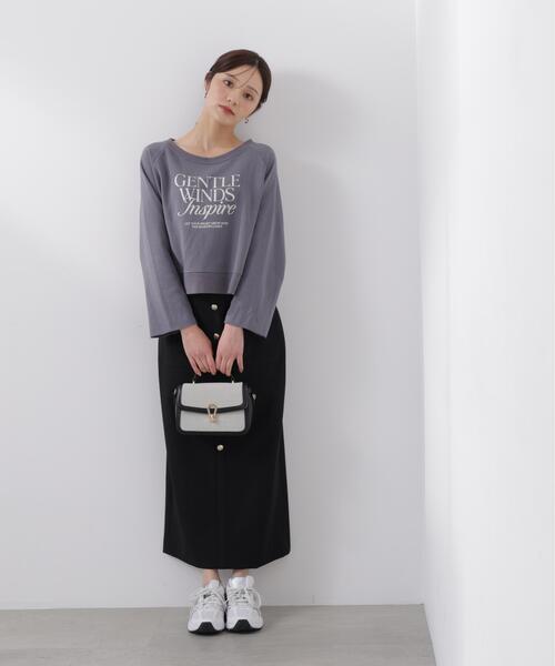 PROPORTION BODY DRESSING（プロポーションボディドレッシング）の「【小さめサイズあり】＜ウォッシャブル＞フロント釦ナロースカート / 1216120201（スカート・レディース・ブラック/ベージュ/ホワイト系その他・SMALL/MEDIUM/P/S/PSS）」の10枚目の写真