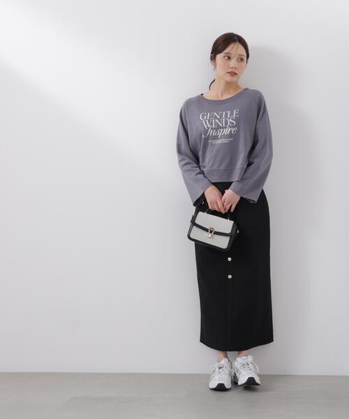 PROPORTION BODY DRESSING（プロポーションボディドレッシング）の「【小さめサイズあり】＜ウォッシャブル＞フロント釦ナロースカート / 1216120201（スカート・レディース・ブラック/ベージュ/ホワイト系その他・SMALL/MEDIUM/P/S/PSS）」の8枚目の写真