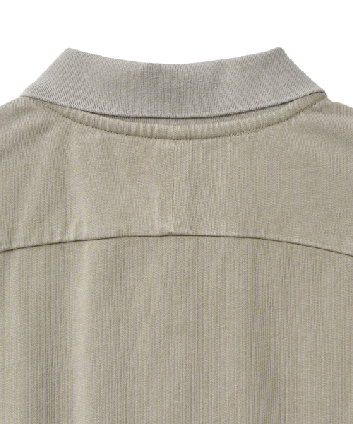 NOIRER（ノイア）の「ピグメントクロップポロTシャツ（ベージュ）（ポロシャツ・メンズ・その他・48/50/52）」の8枚目の写真