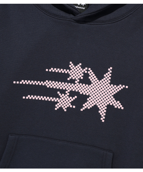 NICE GHOST CLUB（ナイスゴーストクラブ）の「MOSAIC 3STAR CROP HOODIE_NAVY(NG2GSUM401A)（パーカー・レディース・ネイビー・SMALL/MEDIUM）」の8枚目の写真