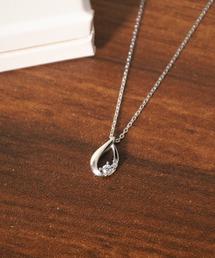 blancotokyo（ブランコトウキョウ）の「blancotokyo ギフトBOXセット 日本製 金属アレルギー対策 サージカル ステンレス 316L ドロップ モチーフ ジルコニア ネックレス（ネックレス）」