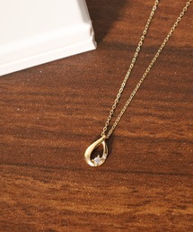 blancotokyo（ブランコトウキョウ）の「blancotokyo ギフトBOXセット 日本製 金属アレルギー対策 サージカル ステンレス 316L ドロップ モチーフ ジルコニア ネックレス（ネックレス）」