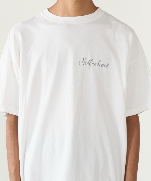 REMI RELIEF（レミレリーフ）の「REMI RELIEF/レミレリーフ HARD SP加工20/-天竺BIGサイズT(Self shot L) ヴィンテージTシャツ 2026年春夏（Tシャツ/カットソー・メンズ・ブラック/オフホワイト・M/L/XL）」の8枚目の写真