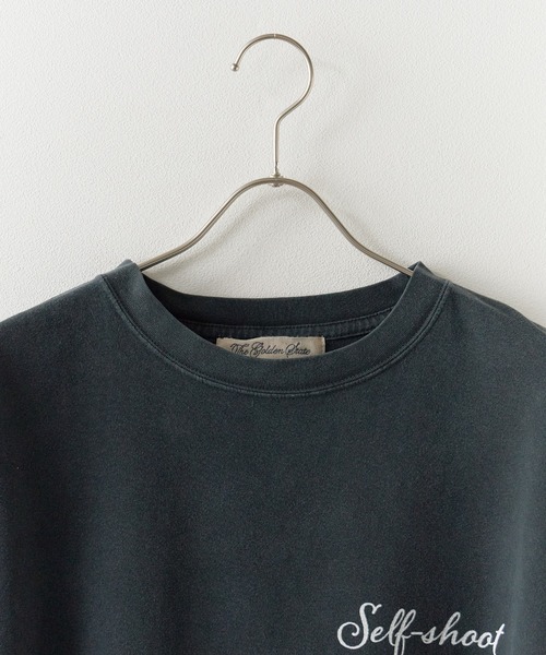 REMI RELIEF(レミレリーフ)の「REMI RELIEF/レミレリーフ HARD SP加工20/-天竺BIGサイズT(Self shot L) ヴィンテージTシャツ 2026年春夏(Tシャツ/カットソー・メンズ・ブラック/オフホワイト・M/L/XL)」の12枚目の写真