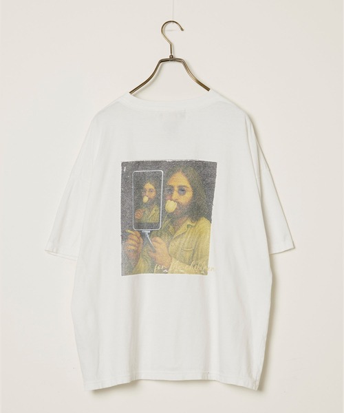 REMI RELIEF(レミレリーフ)の「REMI RELIEF/レミレリーフ HARD SP加工20/-天竺BIGサイズT(Self shot L) ヴィンテージTシャツ 2026年春夏(Tシャツ/カットソー・メンズ・ブラック/オフホワイト・M/L/XL)」の20枚目の写真