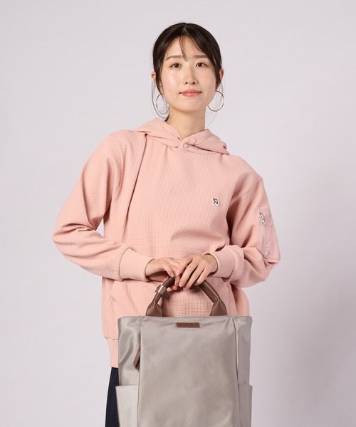 セール】AIR FLEX ワッフル シェア スナップフーディ（パーカー