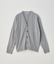 JOHN SMEDLEY | Ｖネック長袖コットンニットカーディガン(カーディガン/ボレロ)