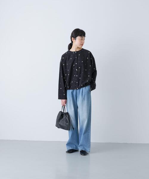 かぐれ（カグレ）の「ツバメ刺繍ブラウス（シャツ/ブラウス・レディース・アイボリー/ブラック・FREE）」の22枚目の写真