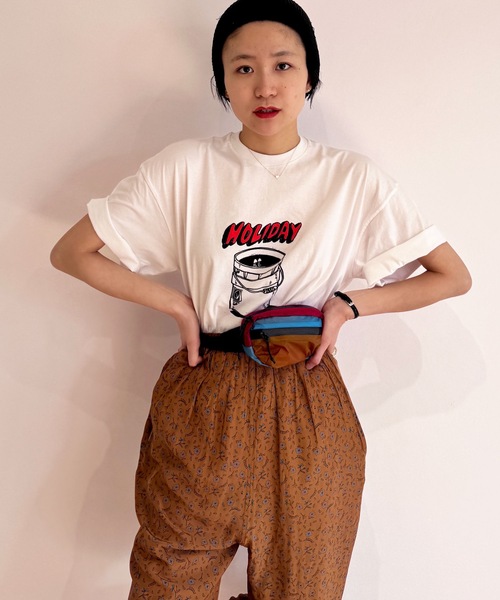 HOLIDAY（ホリデイ）の「HOLIDAY PACKABLE MINI MINI WAIST BAG (CRAZY) ホリデイパッカブルミニミニウエストバッグ (クレイジー)（ボディバッグ/ウエストポーチ・レディース・マルチ・ONE SIZE）」の18枚目の写真