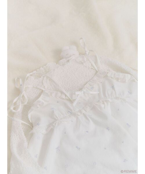 merry jenny(メリージェニー)の「Marshmallow ribbon tops(Tシャツ/カットソー・レディース・オフホワイト・FREE)」の9枚目の写真