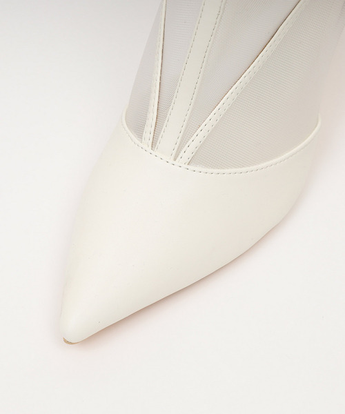 ROYAL PARTY（ロイヤルパーティー）の「ラインシアーショートブーツ（ブーツ・レディース・ブラック/オフホワイト・LARGE/MEDIUM）」の6枚目の写真