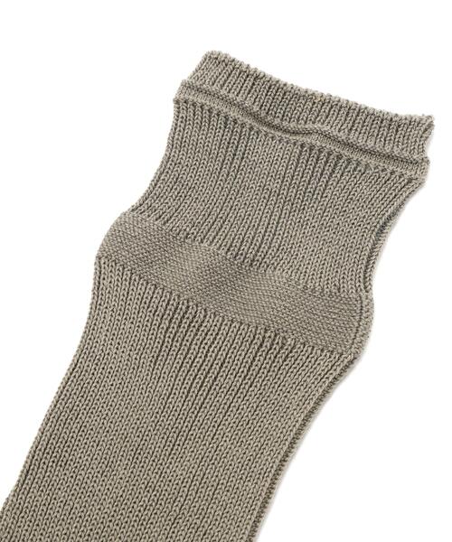 MHL.(エムエイチエル)の「FINE COTTON RIB SOCKS(ソックス/靴下・メンズ・ベージュ系その他3/グレー系その他2/グリーン・FREE)」の8枚目の写真