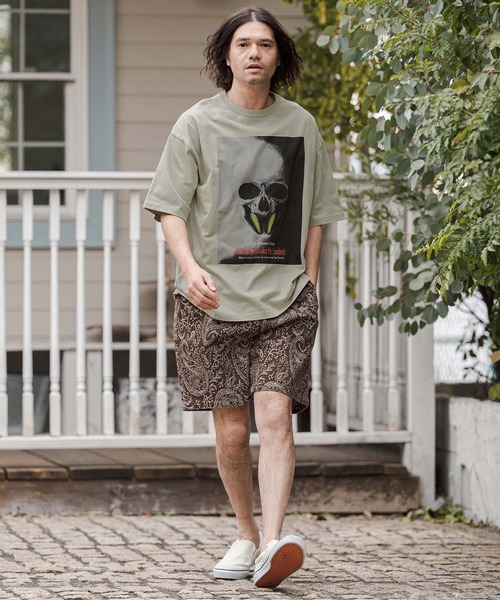 CAMBIO(カンビオ)の「mt10266- ビッグシルエットプリントT(Silence Speaks the Loudest) Tシャツ(CASD-172)(Tシャツ/カットソー・メンズ・ミックスグレー/セージグリーン/ホワイト・XL/L/M/S)」の11枚目の写真
