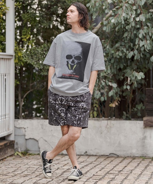 CAMBIO(カンビオ)の「mt10266- ビッグシルエットプリントT(Silence Speaks the Loudest) Tシャツ(CASD-172)(Tシャツ/カットソー・メンズ・ミックスグレー/セージグリーン/ホワイト・XL/L/M/S)」の15枚目の写真