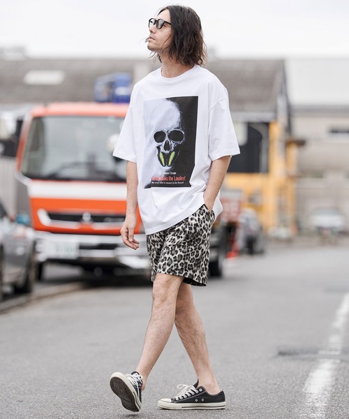 CAMBIO(カンビオ)の「mt10266- ビッグシルエットプリントT(Silence Speaks the Loudest) Tシャツ(CASD-172)(Tシャツ/カットソー・メンズ・ミックスグレー/セージグリーン/ホワイト・XL/L/M/S)」の19枚目の写真