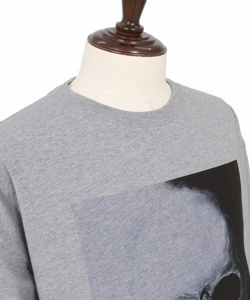 CAMBIO(カンビオ)の「mt10266- ビッグシルエットプリントT(Silence Speaks the Loudest) Tシャツ(CASD-172)(Tシャツ/カットソー・メンズ・ミックスグレー/セージグリーン/ホワイト・XL/L/M/S)」の4枚目の写真