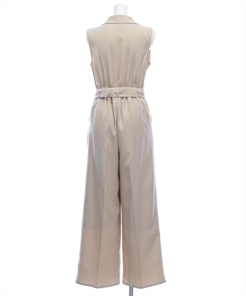 CLEAR BASIC（クリアベーシック）の「ベルト付きテーラードオールインワン[大人 フェミニン 上品]≪新作≫（つなぎ/オールインワン・レディース・アイボリー/ブラック・F）」の14枚目の写真