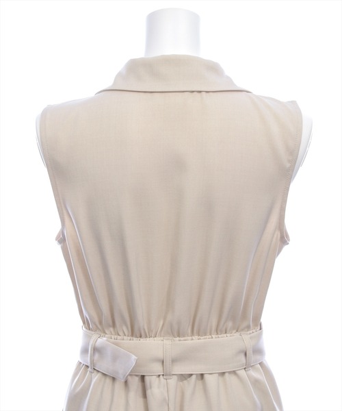 CLEAR BASIC（クリアベーシック）の「ベルト付きテーラードオールインワン[大人 フェミニン 上品]≪新作≫（つなぎ/オールインワン・レディース・アイボリー/ブラック・F）」の15枚目の写真