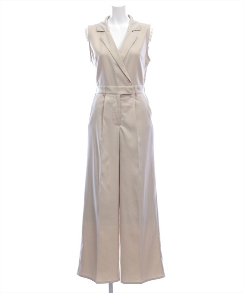 CLEAR BASIC（クリアベーシック）の「ベルト付きテーラードオールインワン[大人 フェミニン 上品]≪新作≫（つなぎ/オールインワン・レディース・アイボリー/ブラック・F）」の20枚目の写真