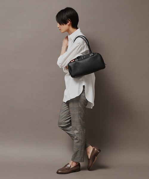 HIROFU(ヒロフ)の「【キッカ】レザーハンドバッグ M 本革(商品番号:P25-35663)(ハンドバッグ・レディース・グレー系8/ネイビー系6/グレー系その他・02)」の22枚目の写真