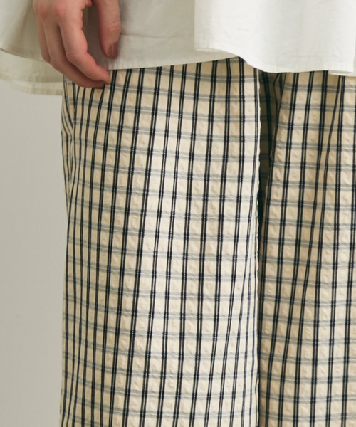 Crisp(クリスプ)の「チェックイージーパンツ(その他パンツ・レディース・グリーン/ブラック・FREE)」の10枚目の写真