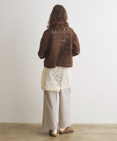 Crisp(クリスプ)の「チェックイージーパンツ(その他パンツ・レディース・グリーン/ブラック・FREE)」の14枚目の写真