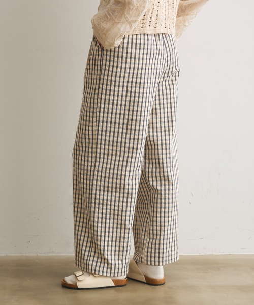 Crisp(クリスプ)の「チェックイージーパンツ(その他パンツ・レディース・グリーン/ブラック・FREE)」の21枚目の写真