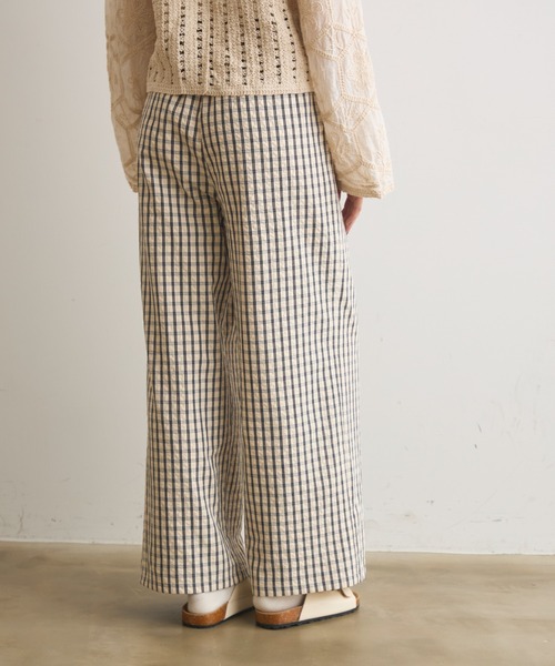 Crisp(クリスプ)の「チェックイージーパンツ(その他パンツ・レディース・グリーン/ブラック・FREE)」の22枚目の写真