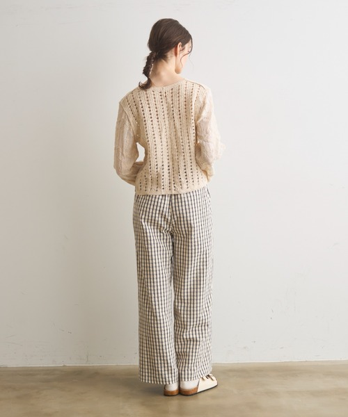 Crisp(クリスプ)の「チェックイージーパンツ(その他パンツ・レディース・グリーン/ブラック・FREE)」の18枚目の写真