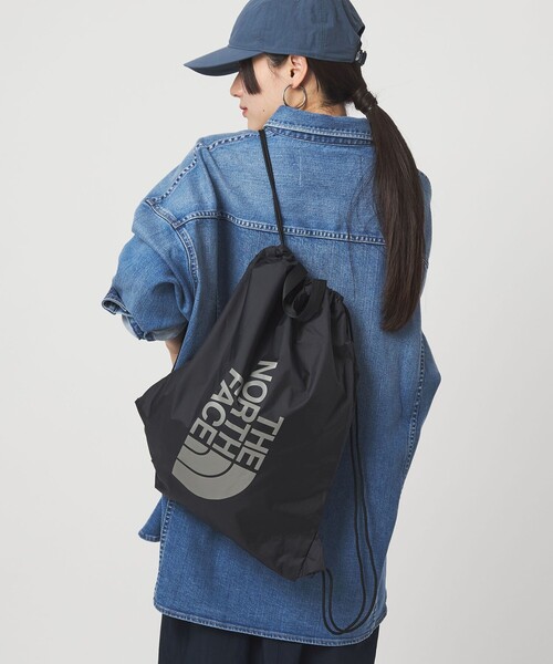 THE NORTH FACE（ザノースフェイス）の「＜THE NORTH FACE＞ピーエフサックパック（13L） / リュック（バックパック/リュック・レディース・ブラック/オリーブ/パープル・FREE）」の4枚目の写真