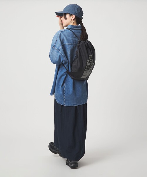 THE NORTH FACE（ザノースフェイス）の「＜THE NORTH FACE＞ピーエフサックパック（13L） / リュック（バックパック/リュック・レディース・ブラック/オリーブ/パープル・FREE）」の6枚目の写真