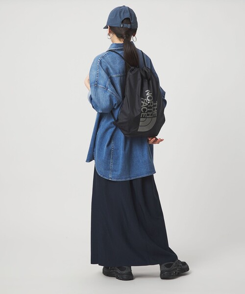 THE NORTH FACE（ザノースフェイス）の「＜THE NORTH FACE＞ピーエフサックパック（13L） / リュック（バックパック/リュック・レディース・ブラック/オリーブ/パープル・FREE）」の7枚目の写真