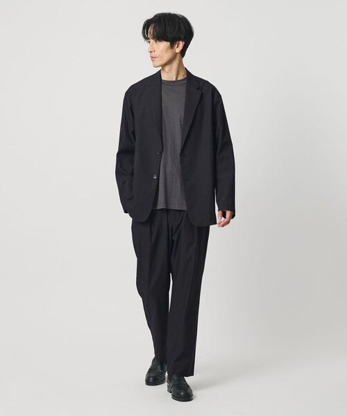 BEAUTY&YOUTH UNITED ARROWS(ビューティーアンドユースユナイテッドアローズ)の「KOMATSU PACK 2ボタン リラックス ジャケット セットアップ対応 撥水 ウォッシャブル(テーラードジャケット・メンズ・ネイビー/ダークグレー/モカ・XL/L/M/S)」の15枚目の写真