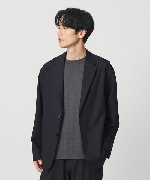 BEAUTY&YOUTH UNITED ARROWS(ビューティーアンドユースユナイテッドアローズ)の「KOMATSU PACK 2ボタン リラックス ジャケット セットアップ対応 撥水 ウォッシャブル(テーラードジャケット・メンズ・ネイビー/ダークグレー/モカ・XL/L/M/S)」の16枚目の写真