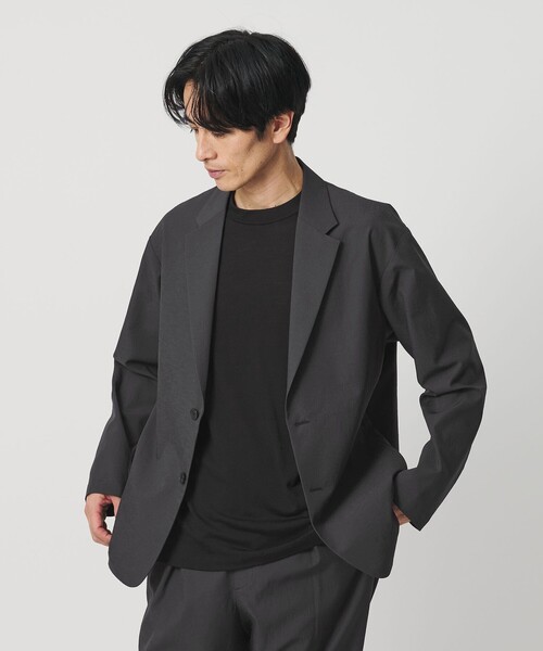 BEAUTY&YOUTH UNITED ARROWS(ビューティーアンドユースユナイテッドアローズ)の「KOMATSU PACK 2ボタン リラックス ジャケット セットアップ対応 撥水 ウォッシャブル(テーラードジャケット・メンズ・ネイビー/ダークグレー/モカ・XL/L/M/S)」の21枚目の写真