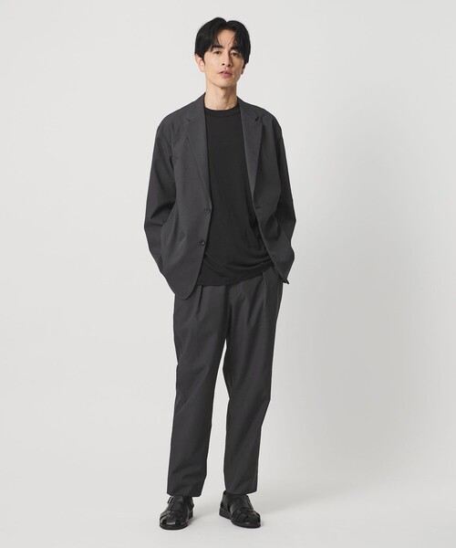 BEAUTY&YOUTH UNITED ARROWS(ビューティーアンドユースユナイテッドアローズ)の「KOMATSU PACK 2ボタン リラックス ジャケット セットアップ対応 撥水 ウォッシャブル(テーラードジャケット・メンズ・ネイビー/ダークグレー/モカ・XL/L/M/S)」の22枚目の写真