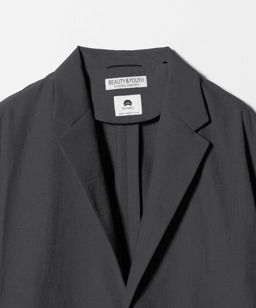 BEAUTY&YOUTH UNITED ARROWS(ビューティーアンドユースユナイテッドアローズ)の「KOMATSU PACK 2ボタン リラックス ジャケット セットアップ対応 撥水 ウォッシャブル(テーラードジャケット・メンズ・ネイビー/ダークグレー/モカ・XL/L/M/S)」の10枚目の写真