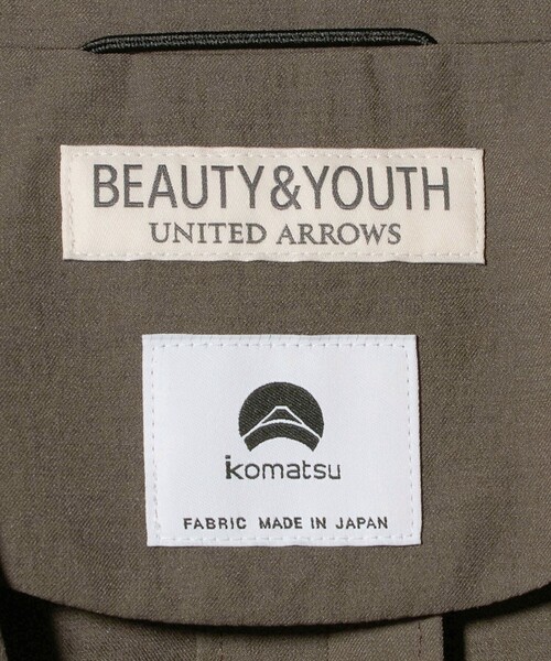 BEAUTY&YOUTH UNITED ARROWS(ビューティーアンドユースユナイテッドアローズ)の「KOMATSU PACK 2ボタン リラックス ジャケット セットアップ対応 撥水 ウォッシャブル(テーラードジャケット・メンズ・ネイビー/ダークグレー/モカ・XL/L/M/S)」の13枚目の写真