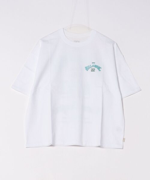 BILLABONG(ビラボン)の「BILLABONG/ビラボン MESSAGE ARCH LOOSE MEDIUM Tシャツ BG013211(Tシャツ/カットソー・レディース・ホワイト×ブラック/アクア/ホワイト系その他/コーラル/スミクロ・M)」の2枚目の写真