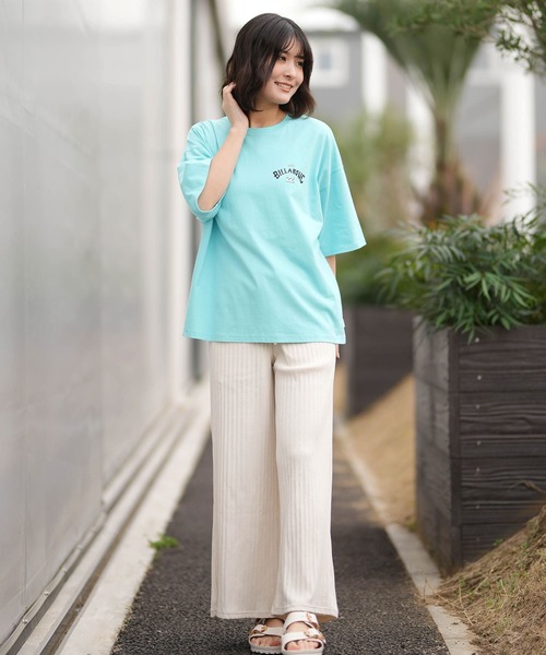 BILLABONG(ビラボン)の「BILLABONG/ビラボン MESSAGE ARCH LOOSE MEDIUM Tシャツ BG013211(Tシャツ/カットソー・レディース・ホワイト×ブラック/アクア/ホワイト系その他/コーラル/スミクロ・M)」の22枚目の写真