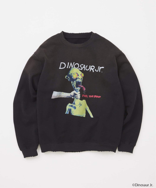 JOURNAL STANDARD（ジャーナルスタンダード）の「DINOSAUR Jr. / ダイナソー Jr. プリントスウェット（スウェット・メンズ・ブラック系その他/ブラック/パープル/イエロー/ホワイト・MEDIUM/LARGE）」の3枚目の写真