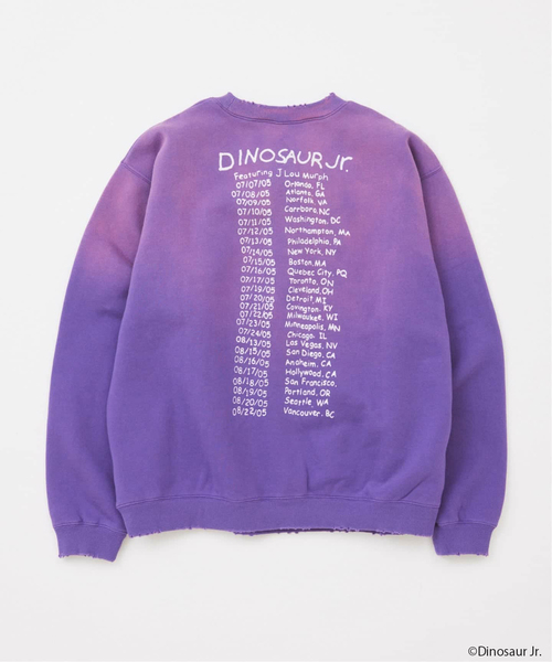 JOURNAL STANDARD（ジャーナルスタンダード）の「DINOSAUR Jr. / ダイナソー Jr. プリントスウェット（スウェット・メンズ・ブラック系その他/ブラック/パープル/イエロー/ホワイト・MEDIUM/LARGE）」の9枚目の写真