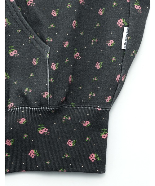Little sunny bite（リトルサニーバイト）の「/Little Sunny Bite/floral hoodie（パーカー・レディース・ブラック/ピンク/ホワイト・MEDIUM/SMALL）」の22枚目の写真