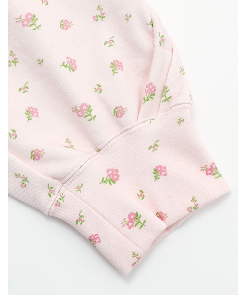 Little sunny bite（リトルサニーバイト）の「/Little Sunny Bite/floral hoodie（パーカー・レディース・ブラック/ピンク/ホワイト・MEDIUM/SMALL）」の9枚目の写真