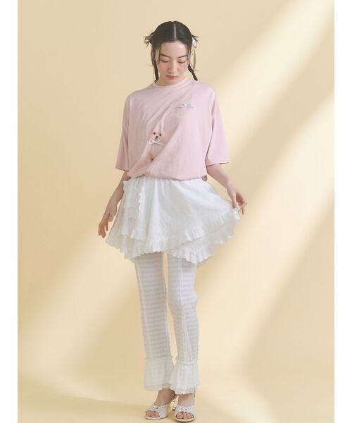 merry jenny(メリージェニー)の「switchレースヘムエプロン(スカート・レディース・オフホワイト/ブラック・FREE)」の15枚目の写真