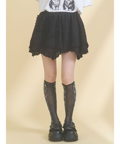 merry jenny(メリージェニー)の「switchレースヘムエプロン(スカート・レディース・オフホワイト/ブラック・FREE)」の19枚目の写真
